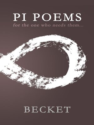cover image of Pi Poems for the One Who Needs Them...